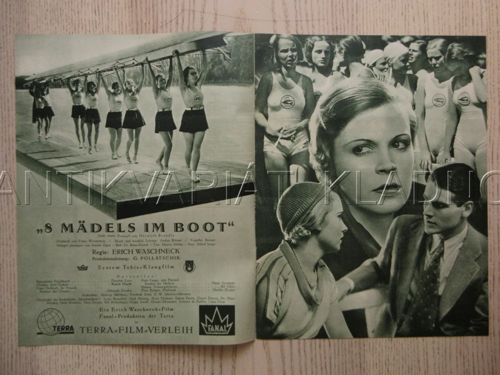 ACHT MADELS IM BOOT, R: E. WASCHNECK, K. HARDT, T. LOOS, FILM KURIER Č. 1811
