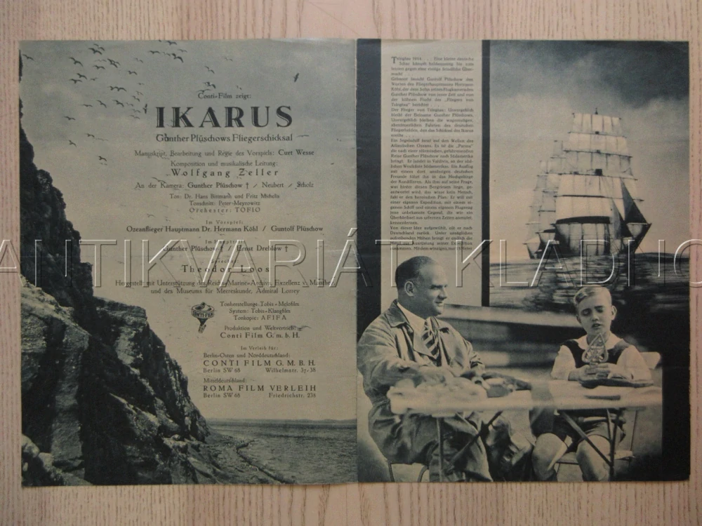IKARUS, C. WESSE, FILM KURIER Č. 1830