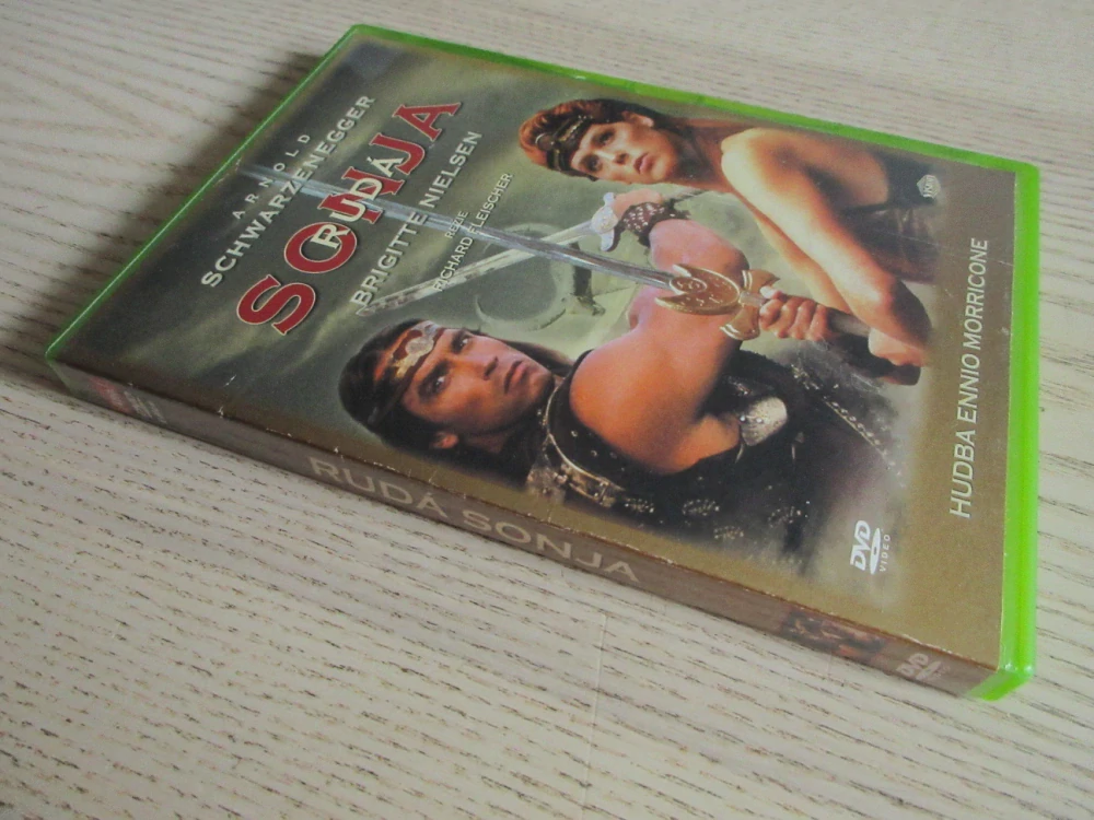 RUDÁ SONJA, B. NIELSEN, A. SCHWARZENEGGER, DVD FILM