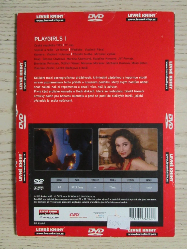 PLAYGIRLS 1, S. CHYTROVÁ, M. ADAMCOVÁ, DVD FILM ČR
