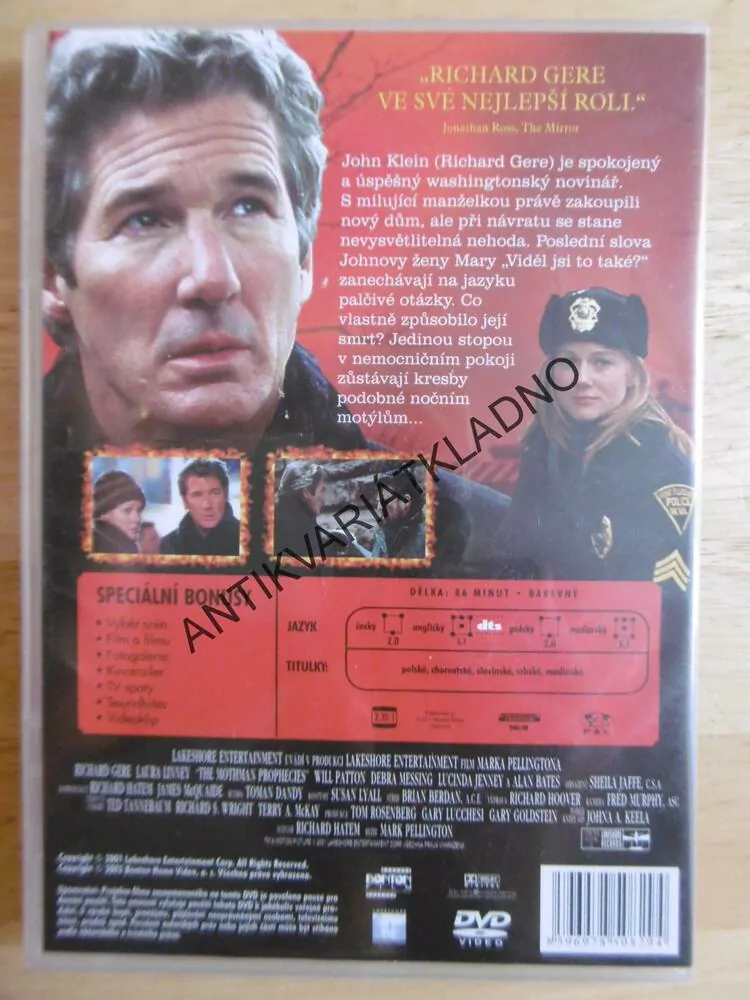 PROROCTVÍ Z TEMNOT, DVD FILM 