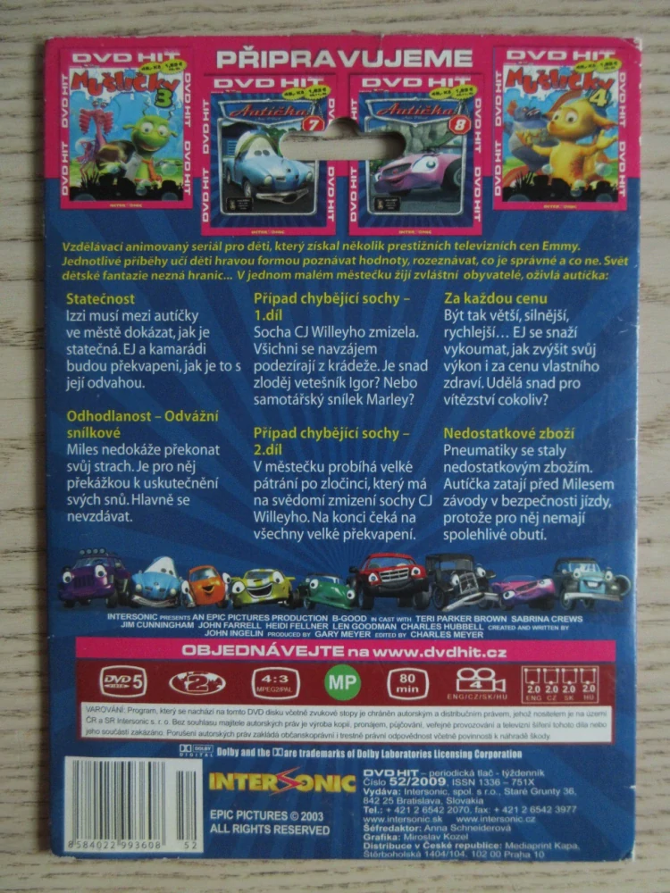 AUTÍČKA 6, DVD FILM