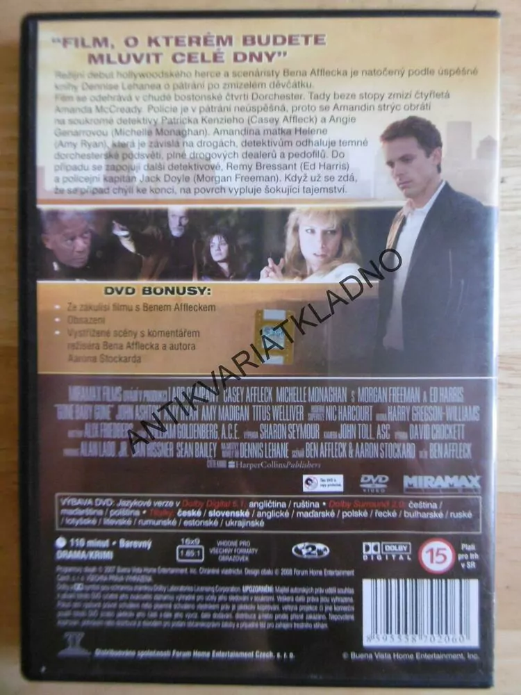 GONE BABY GONE, DVD FILM 
