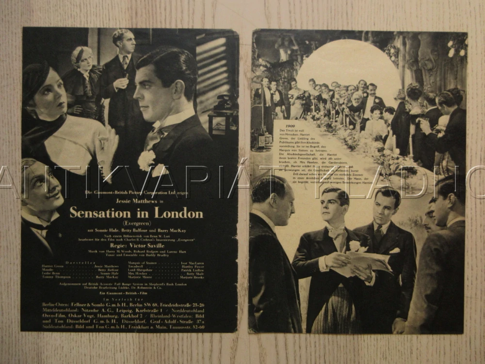 EVERGREEN, R: V. SAVILLE, J. MATTHEWS, S. HALE, FILM KURIER Č. 2301