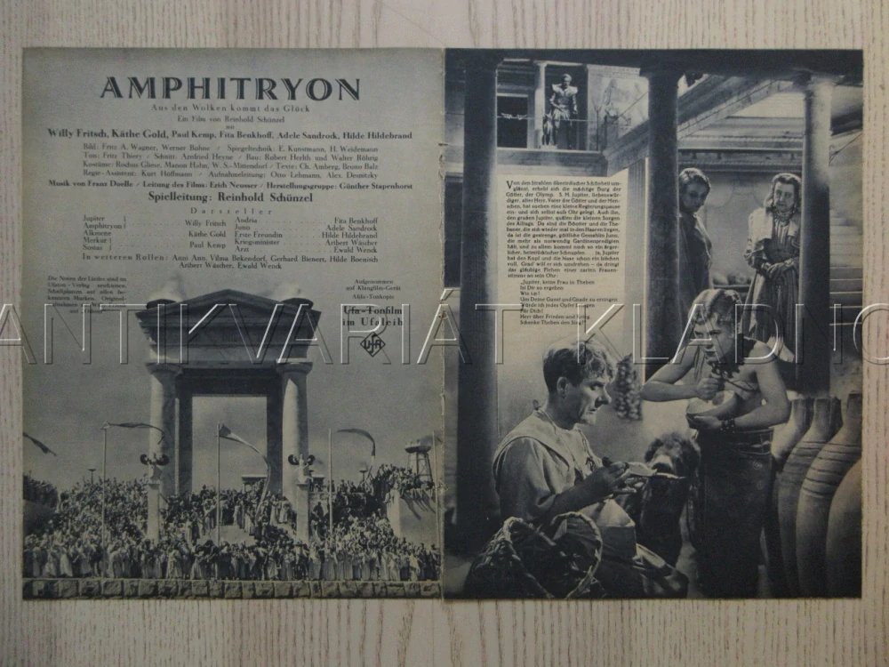 BOHOVÉ SE BAVÍ, R: R. SCHÜNZEL, W. FRITSCH, F. BENKHOFF, FILM KURIER Č. 2334