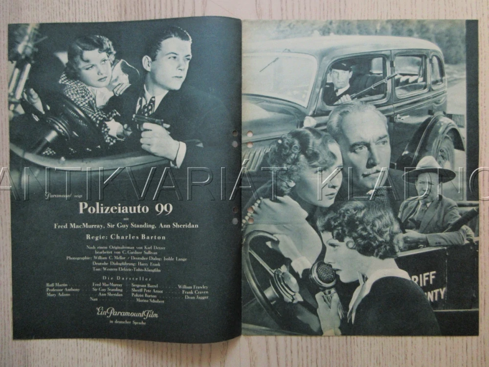 CAR 99, R: CH. BARTON, F. MACMURRAY, W. FRAWLEY, FILM KURIER Č. 2335