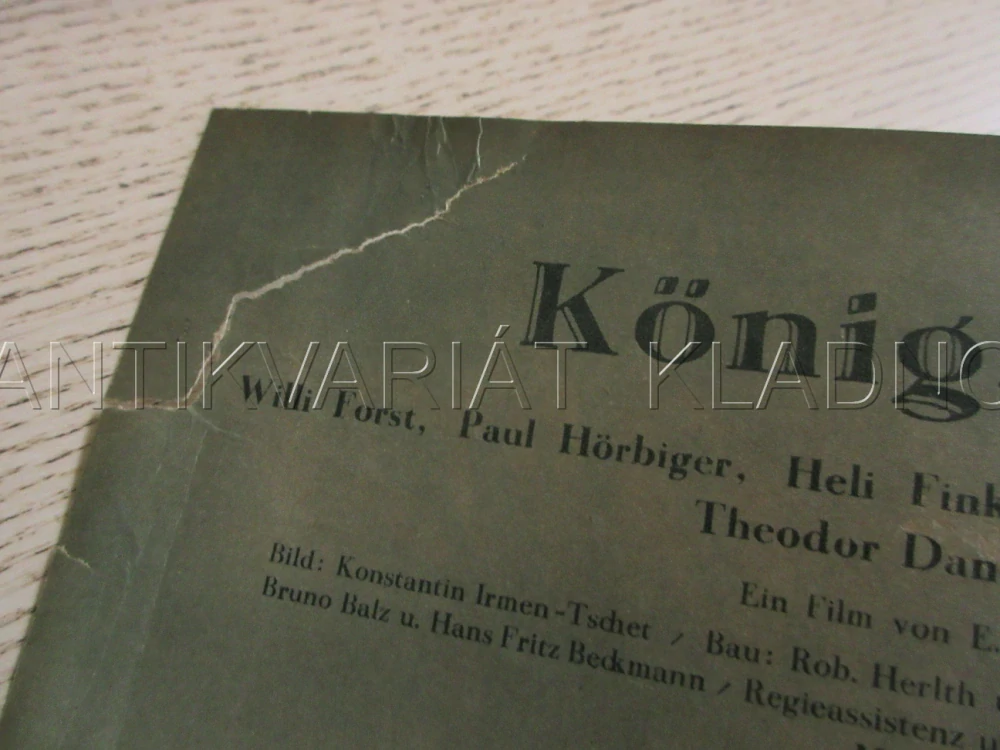 KRÁLOVSKÝ VALČÍK, R: H. MAISCH, P. HÖRBIGER, K. JÜRGENS, FILM KURIER Č. 2363