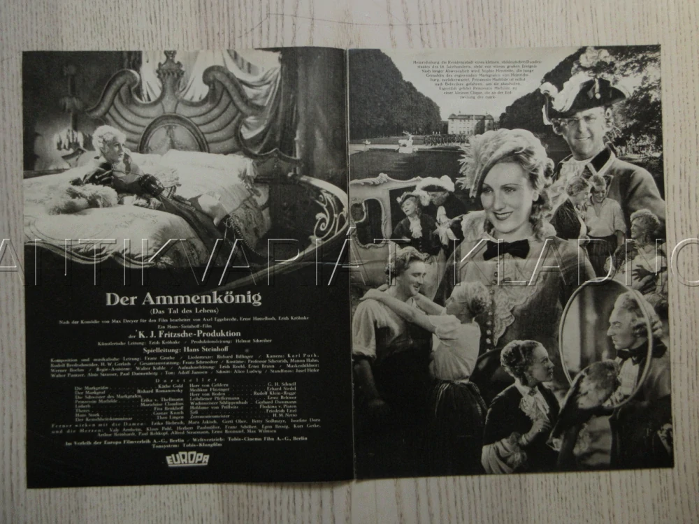 DER AMMENKÖNIG, R: H. STEINHOFF, K. GOLD, R. ROMANOWSKY, FILM KURIER Č. 2399