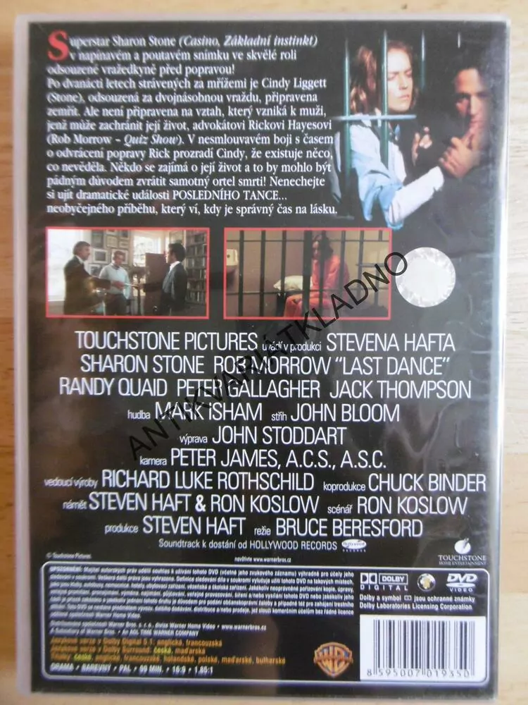 POSLEDNÍ TANEC, DVD FILM 