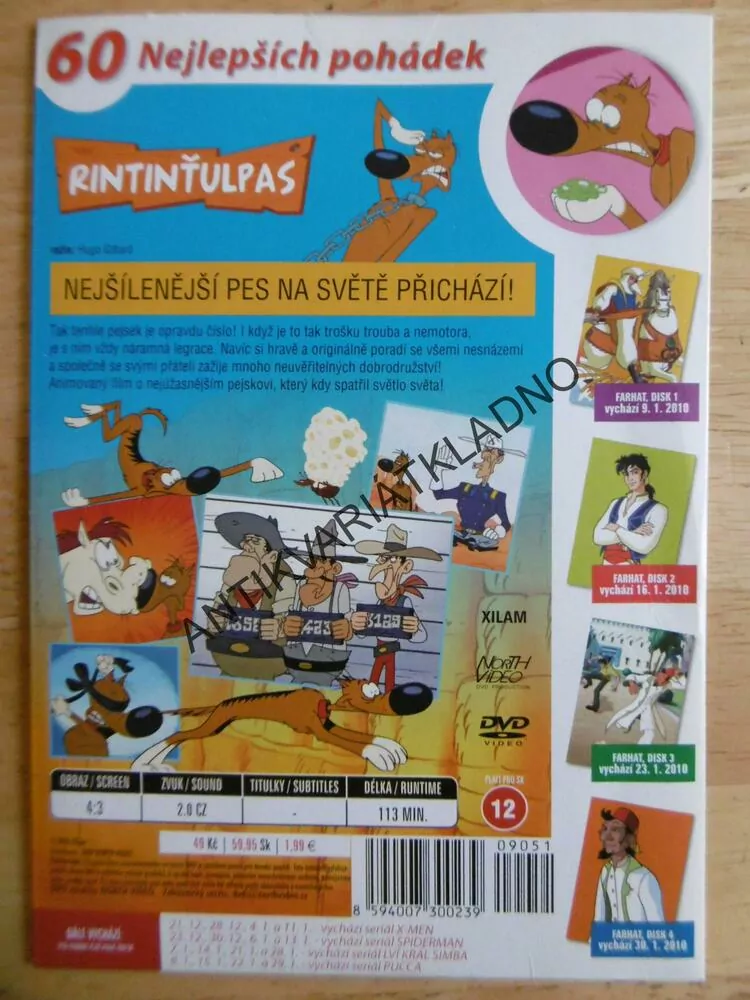 RINTINŤULPAS, DVD FILM POHÁDKA
