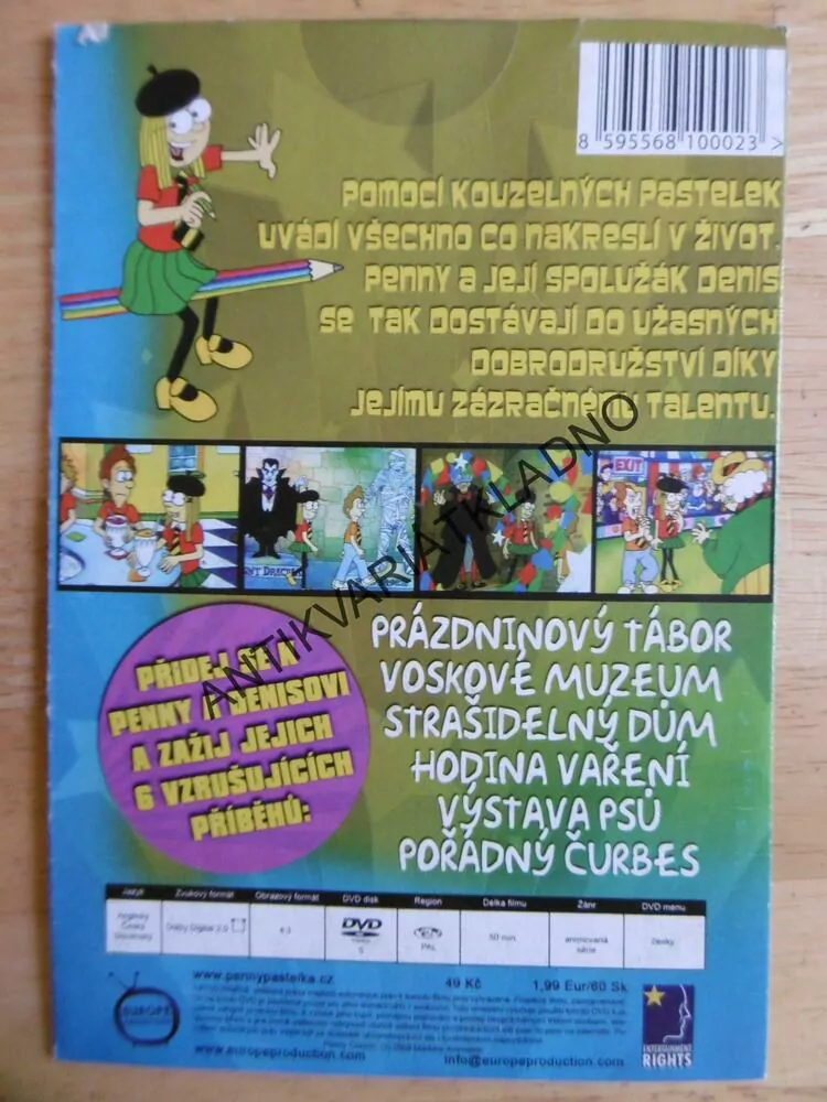 PENNY PASTELKA, DOG SHOW, IZER Z., DVD FILM POHÁDKA