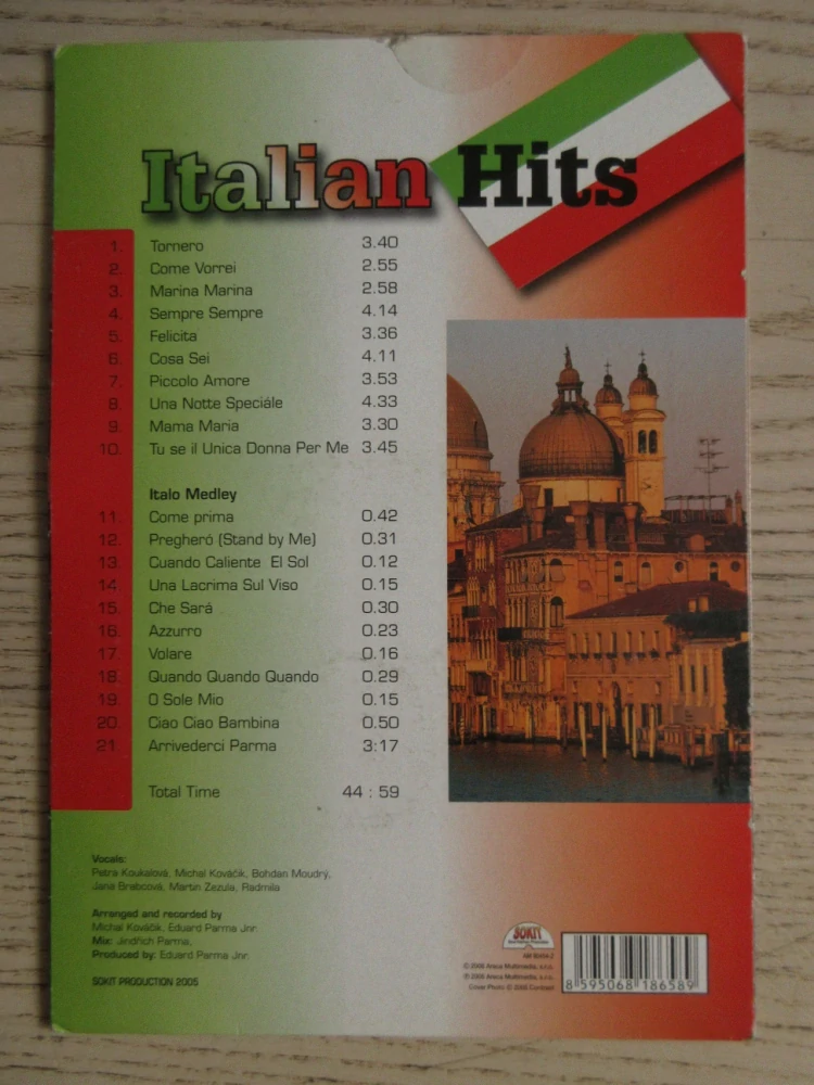 ITALIAN HITS, CD HUDBA