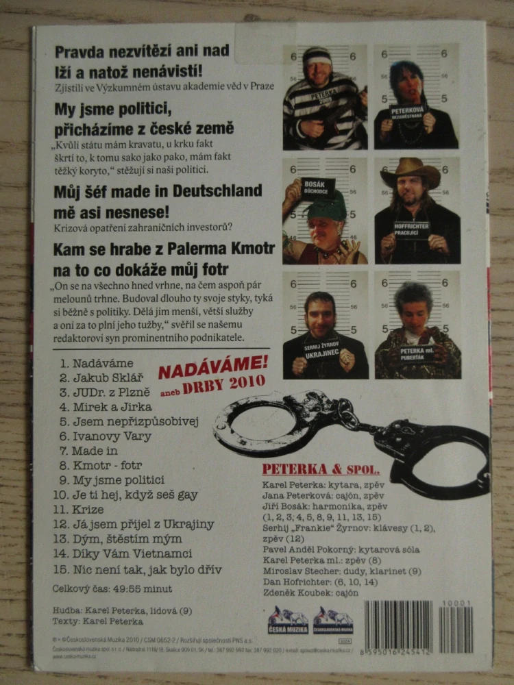 NADÁVÁME ANEB DRBY 2010!, PETERKA A SPOL., CD MLUVENÉ SLOVO
