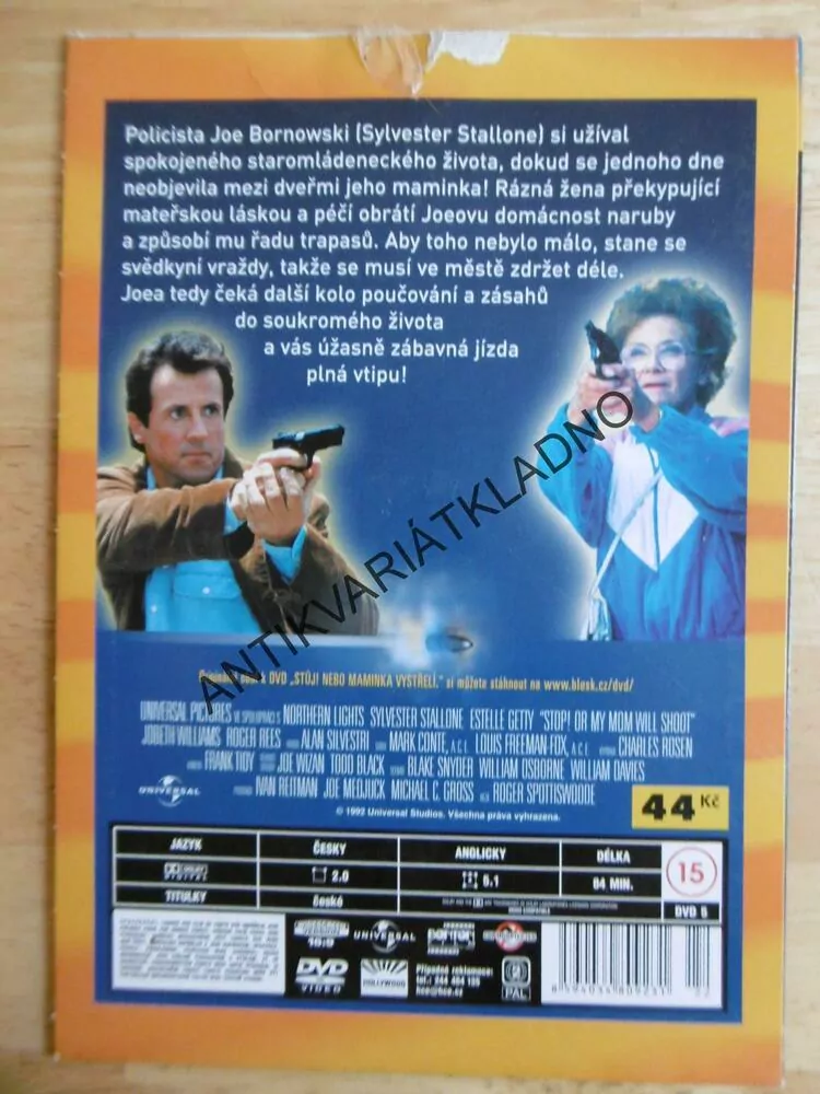 STŮJ! NEBO MAMINKA VYSTŘELÍ, DVD FILM