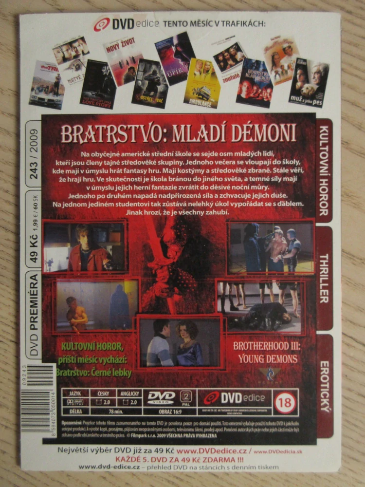 BATRSTVO: MLADÍ DÉMONI, K. TURNER, P. ANDRICH, DVD FILM