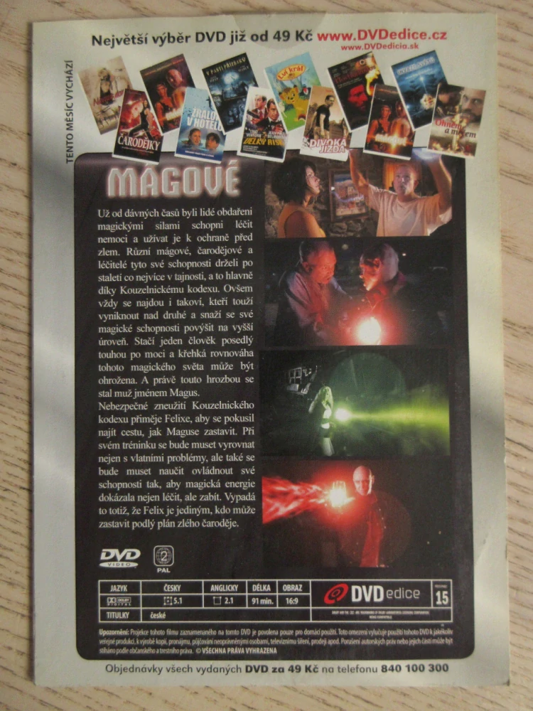 MÁGOVÉ, DVD FILM