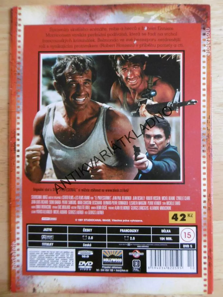 PROFESIONÁL, DVD FILM
