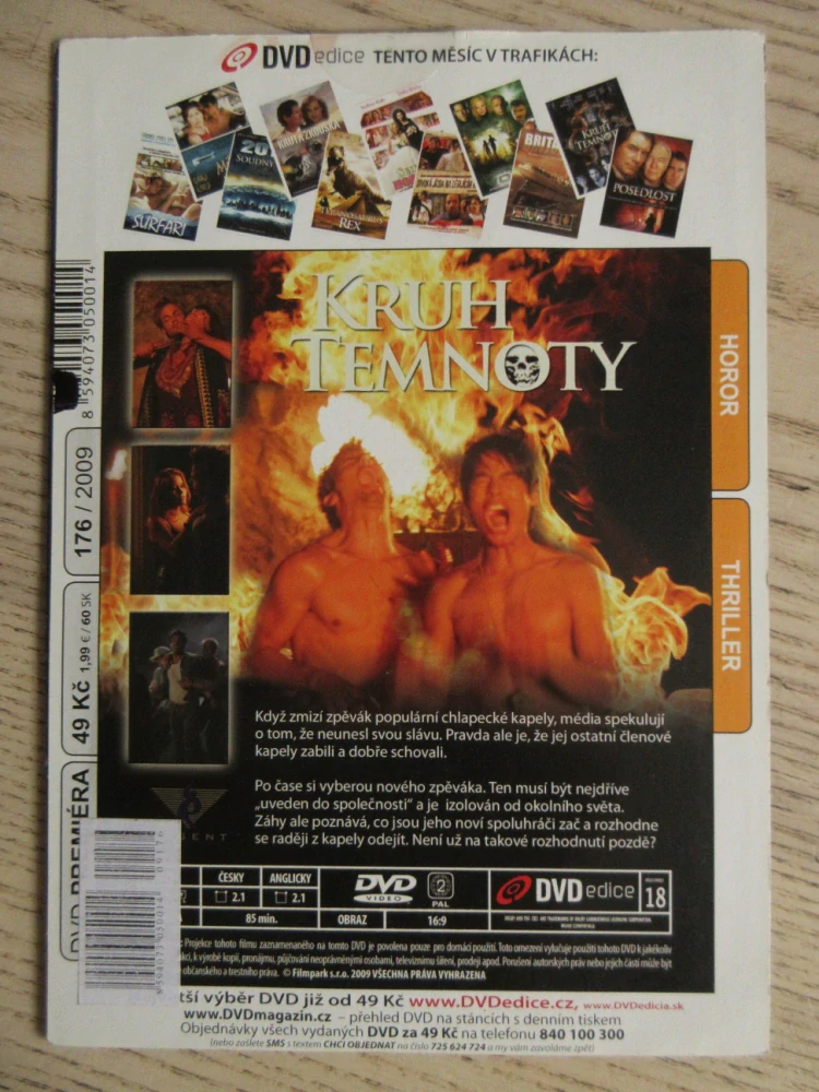 KRUH TEMNOTY, A. BARBEAU, S. MARTINES, DVD FILM