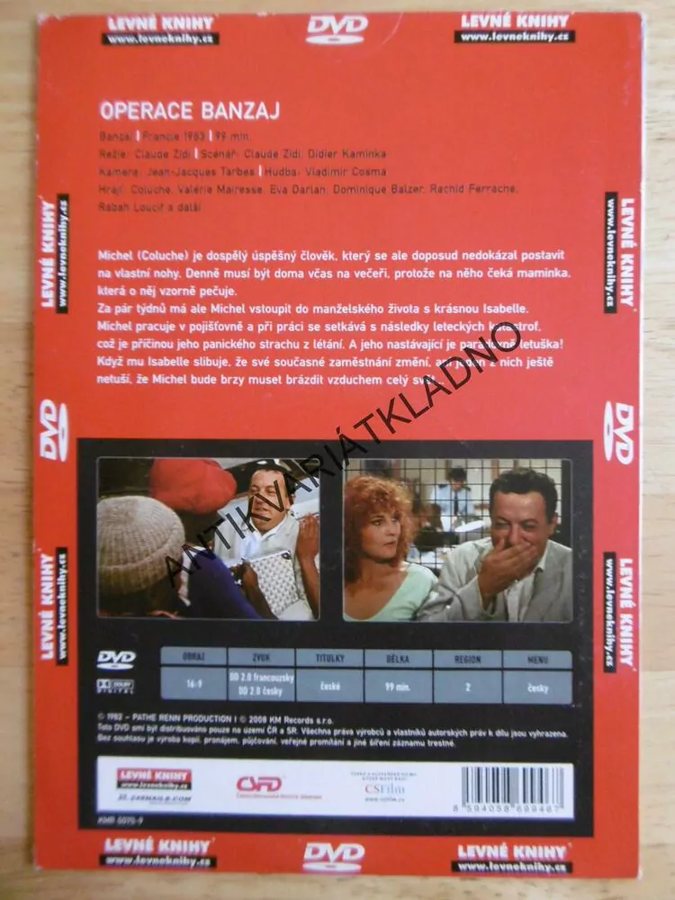 OPERACE BANZAJ, DVD FILM