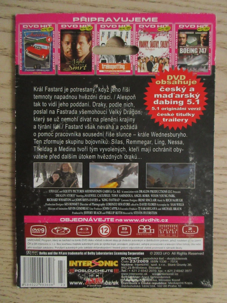 DRAČÍ BOUŘE, M. CAULFIELD, T. AMENDOLA, DVD FILM