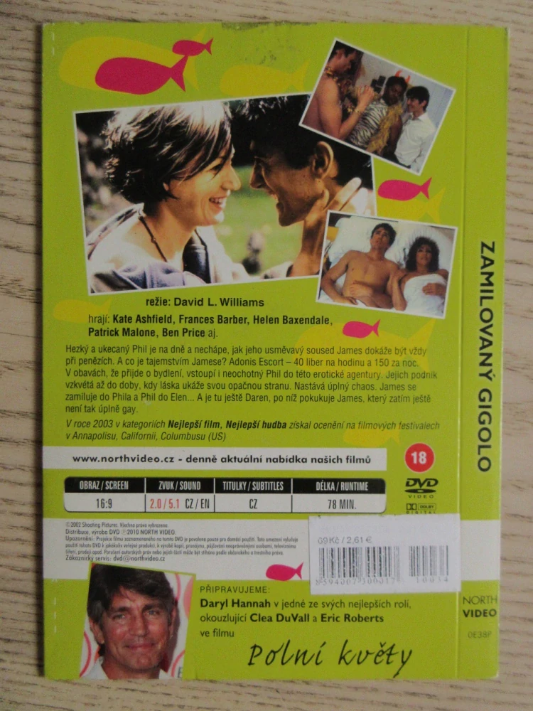 ZAMILOVANÝ GIGOLO, K. ASHFIELD, F. BARBER, DVD FILM