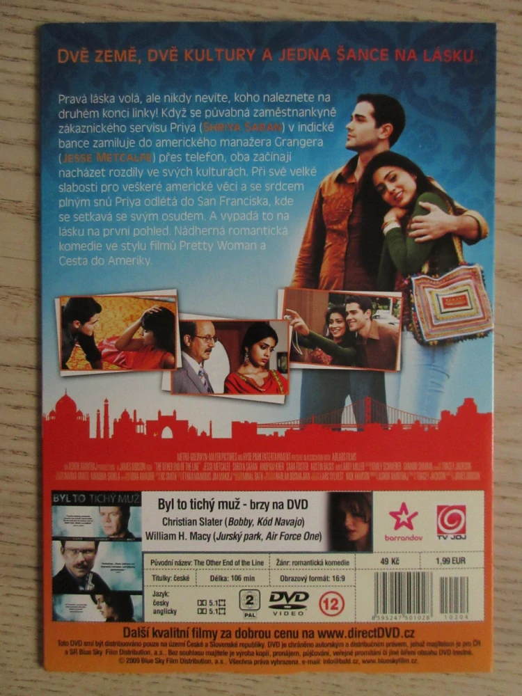 LÁSKA NA DRUHÉM KONCI, S. SARAN, J. METCALFE, DVD FILM