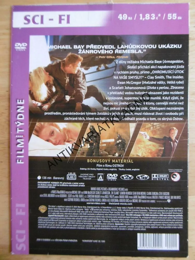 OSTROV, DVD FILM