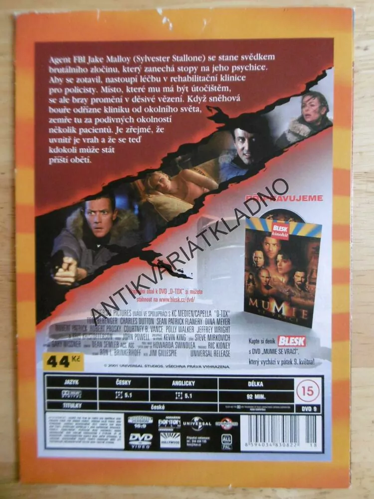 D-TOX, DVD FILM
