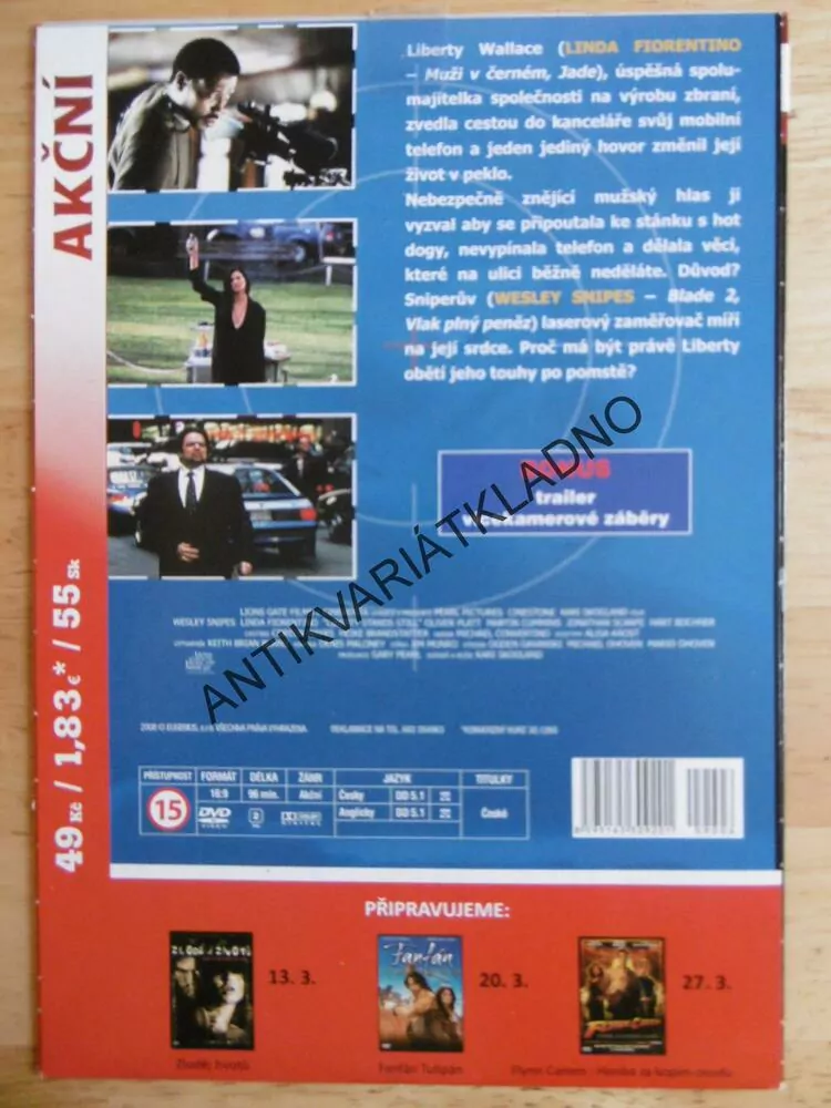 SNIPER, DVD FILM