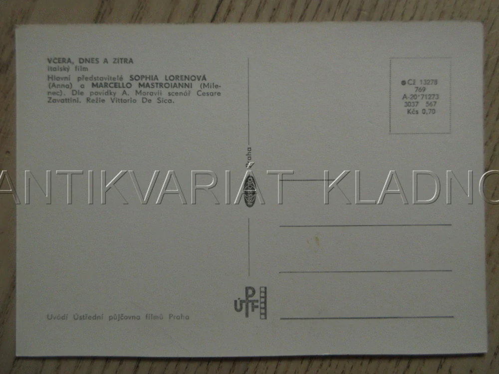 VČERA, DNES A ZÍTRA, S. LORENOVÁ, M. MASTROIANNI