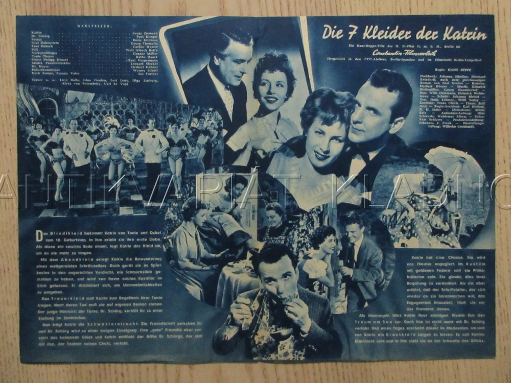 DIE SIEBEN KLEIDER DER KATRIN, S. ZIEMANN, P. KLINGER, D. KIRCHNER, FILM SRN, FILM KURIER VBŠ Č. 1944
