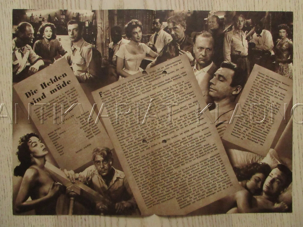 HRDINOVÉ JSOU UNAVENÍ, Y. MONTAND, J. SERVAIS, C. JÜRGENS, FILM FR, FILM KURIER VBŠ Č. 2248