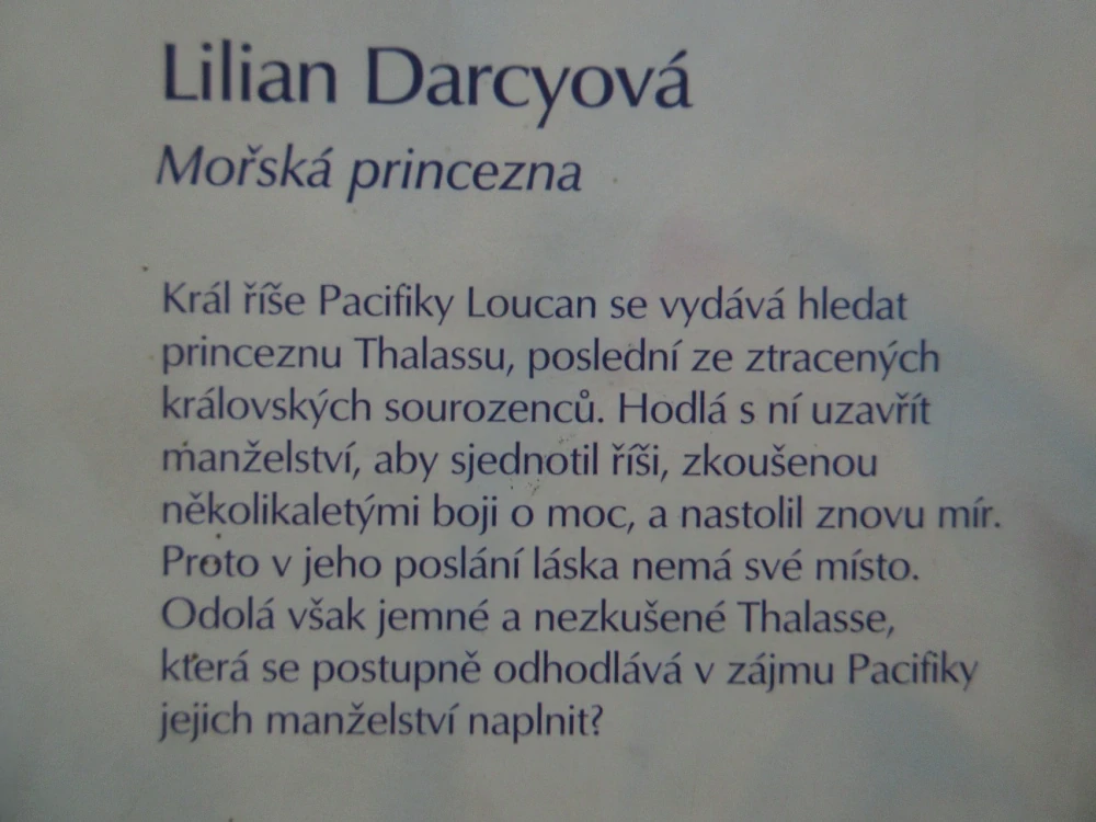 MOŘSKÁ PRINCEZNA, LILIAN DARCYOVÁ, **an