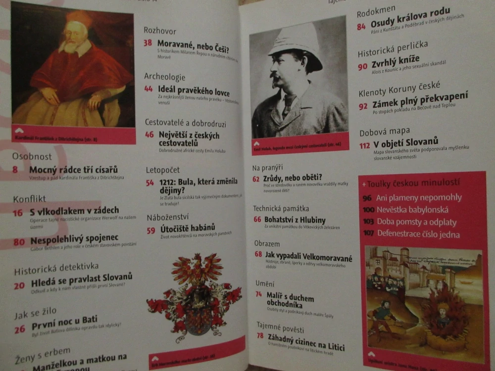 ČASOPIS TAJEMSTVÍ ČESKÉ MINULOSTI, Č. 14/2012, **an