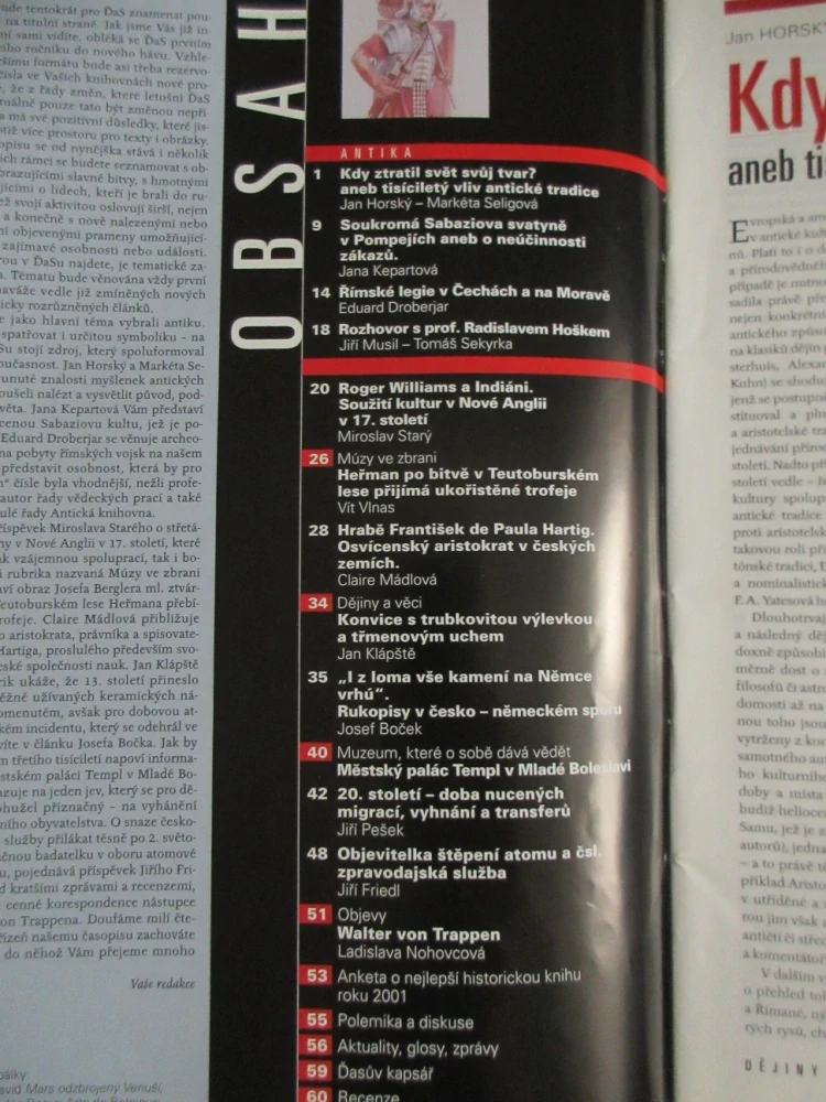 DĚJINY A SOUČASNOST, Č. 1/2002, **an 