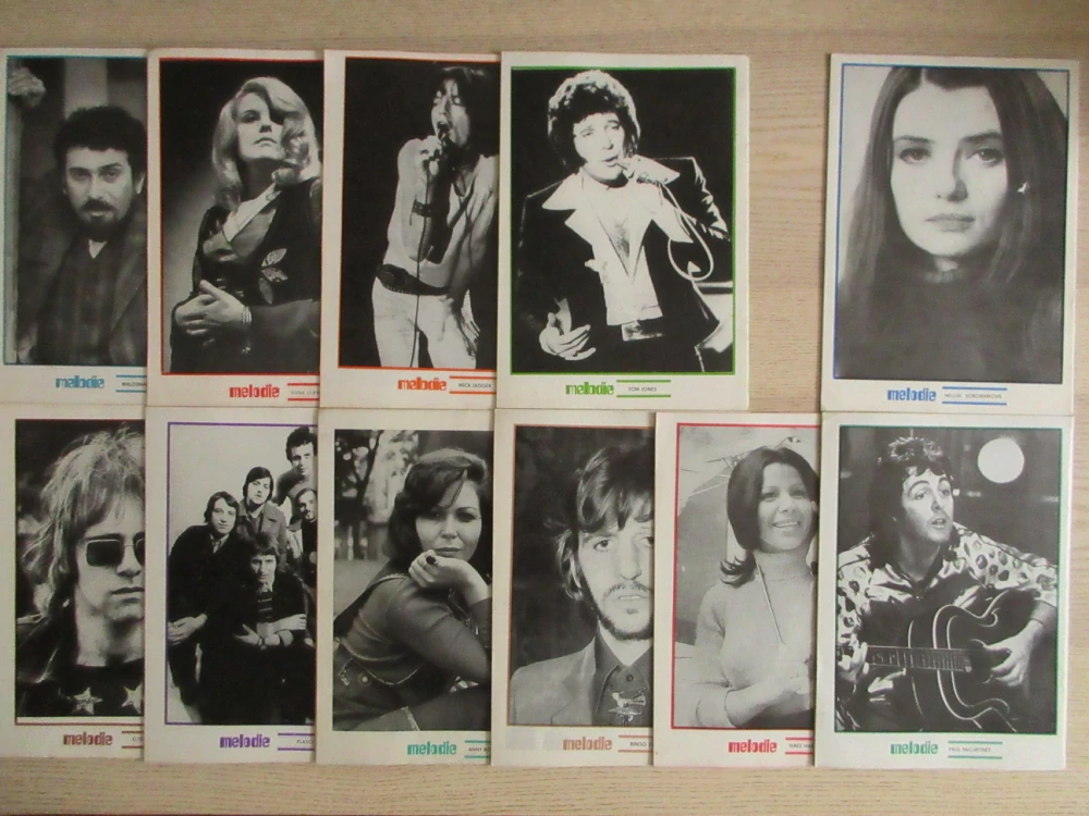 11X ČASOPIS MELODIE, R. 1973, M. ROTTROVÁ, M. CHLADIL, B. FRÍDL, N. URBÁNKOVÁ, H. HEGEROVÁ, V. NECKÁŘ, V. SODOMA, F. R. ČECH, H. ZAGOROVÁ, OLYMPIC, **an