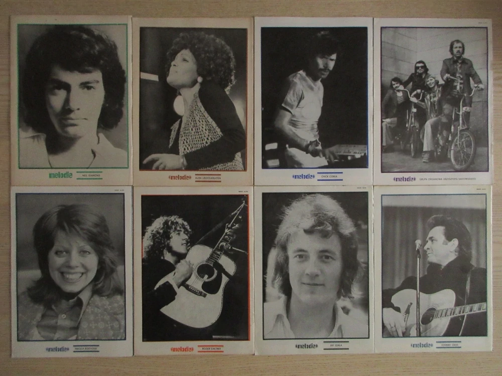 8X ČASOPIS MELODIE, R. 1975, SYNKOPY 61, W. MATUŠKA, M. VOBORNÍKOVÁ, P. ČERNOCKÁ, E. PILAROVÁ, J. CASH, **an