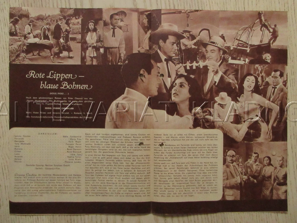 STROJ NA DIAMANTY, E. CONSTANTINE, M. FRAU, I. TUNC, FILM FR, FILM KURIER VBŠ Č. 2593