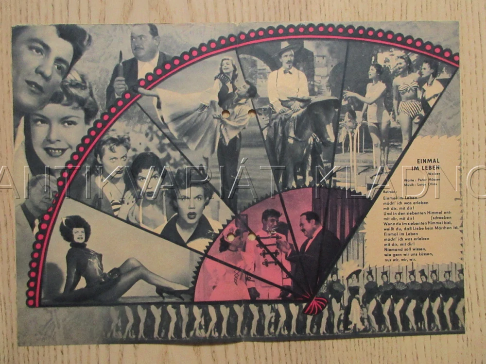 TANZ IN DER SONNE, C. AUBRY, F. ANDREI, S. KÖNIG, FILM SRN, FILM KURIER VBŠ Č. 57/55