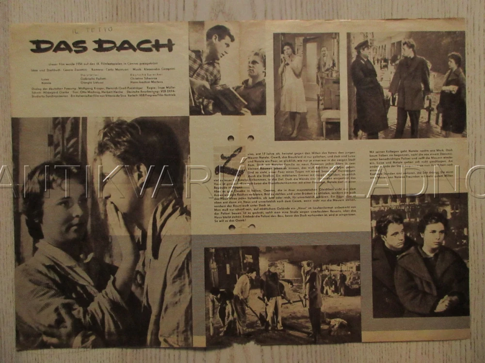 STŘECHA, G. PALLOTTI, G. LISTUZZI, FILM IT, FILM KURIER VBŠ Č. 73/57