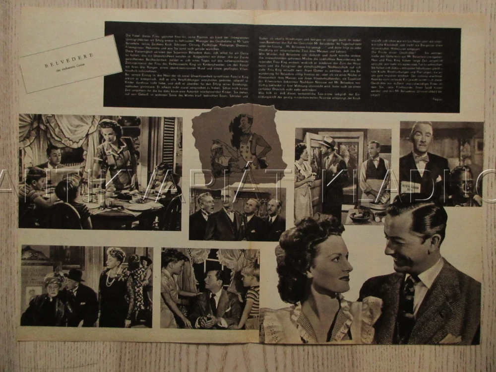 SITTING PRETTY, C. WEBB, R. YOUNG, M. O'HARA, FILM USA, FILM KURIER VBŠ Č. 12/60