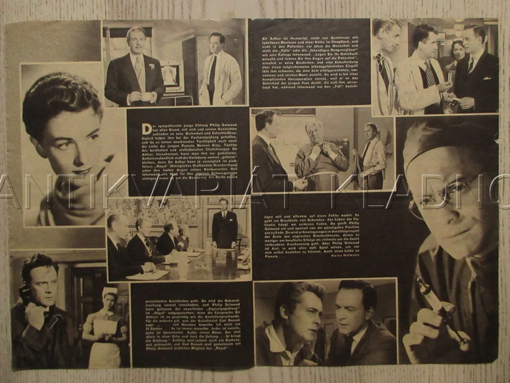 BEHIND THE MASK, M. REDGRAVE, T. BRITTON, C. MOHNER, FILM VB, FILM KURIER VBŠ Č. 23/61
