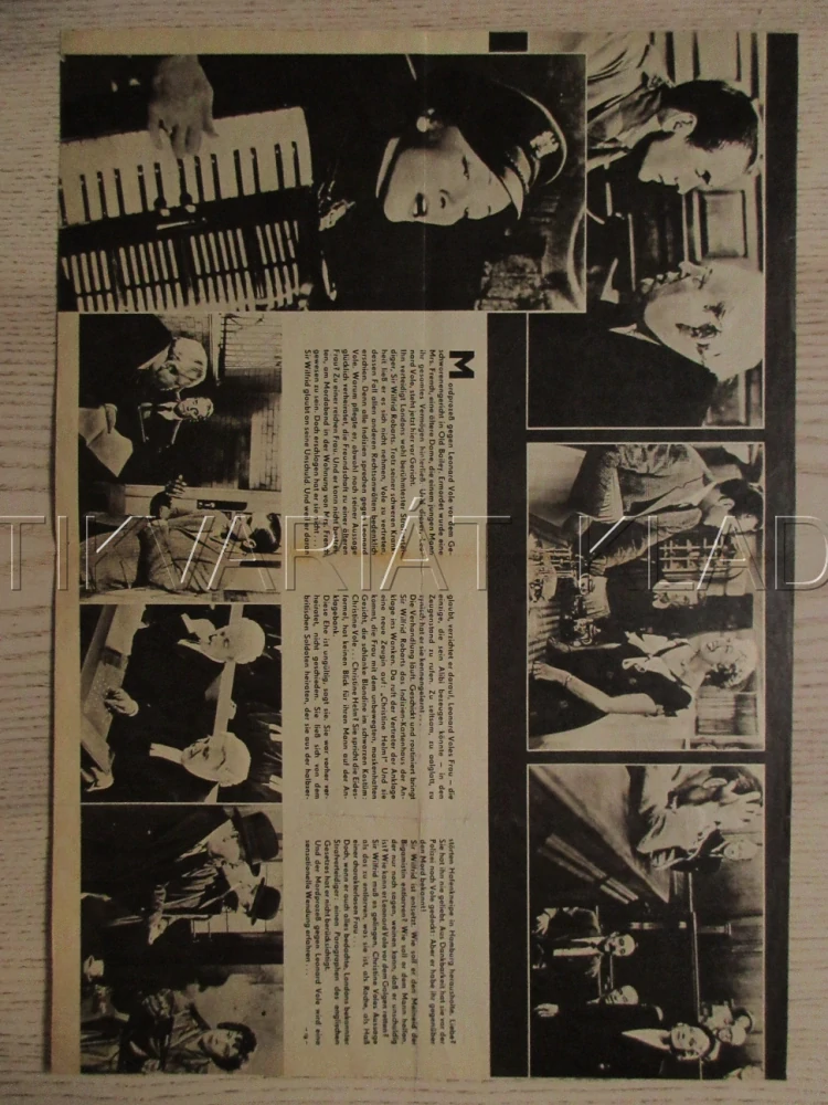 SVĚDEK OBŽALOBY, T. POWER, M. DIETRICH, CH. LAUGHTON, FILM USA, FILM KURIER VBŠ Č. 78/64