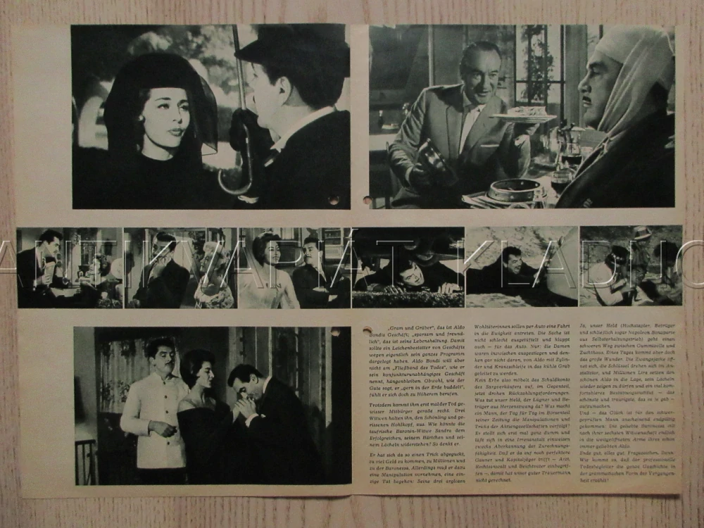 FIVE GOLDEN HOURS, E. KOVACS, C. CHARISSSE, G. SANDERS, FILM VB, FILM KURIER VBŠ Č. 102/66