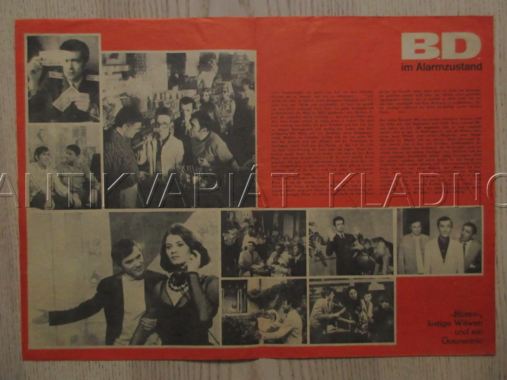 KRIMINÁLKA V POHOTOVOSTI, T. CARAGIU, I. DARIE, I. BESOIU, FILM RUMUNSKO, FILM KURIER VBŠ Č. 15/73