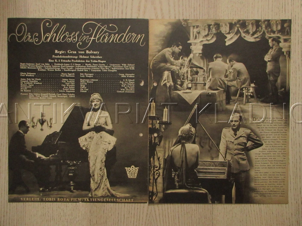 ZÁMEK VE FLANDRECH, M. EGGERTH, P. HARTMANN, S. PETERS, FILM SRN, FILM KURIER VBŠ Č. 2500