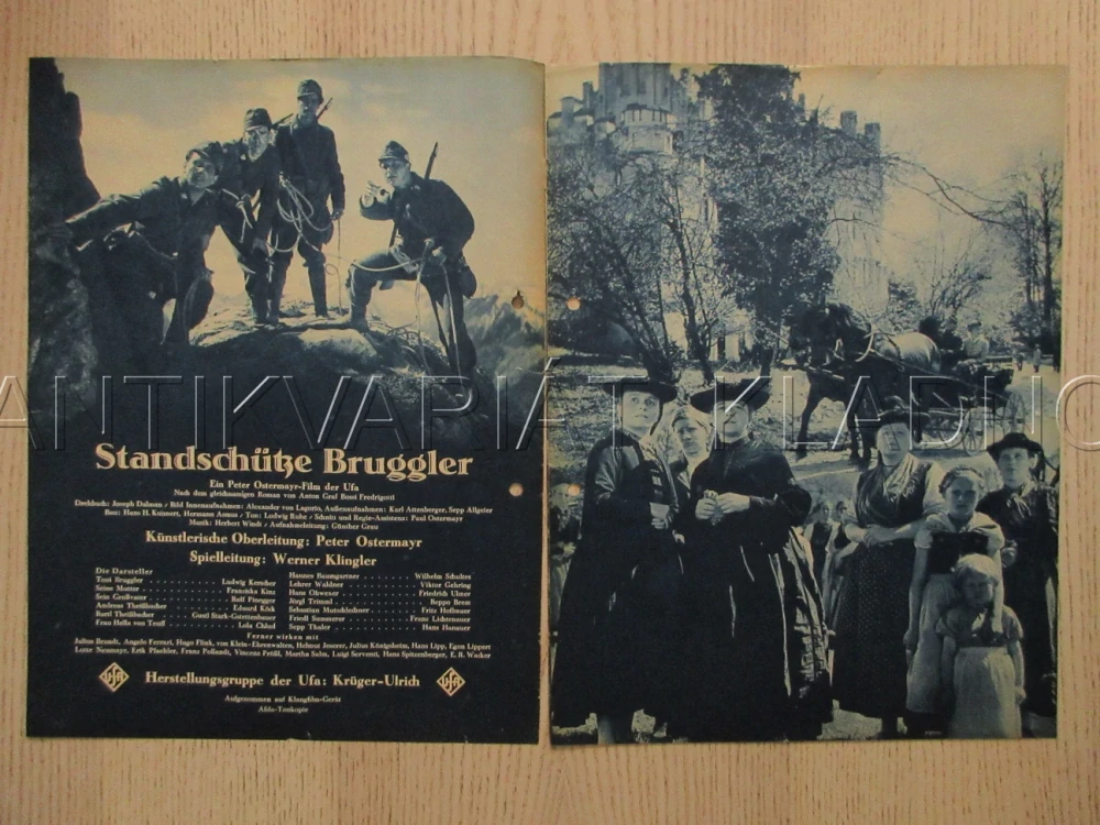 STANDSCHUTZE BRUGGLER, FILM SRN, FILM KURIER VBŠ Č. 2509