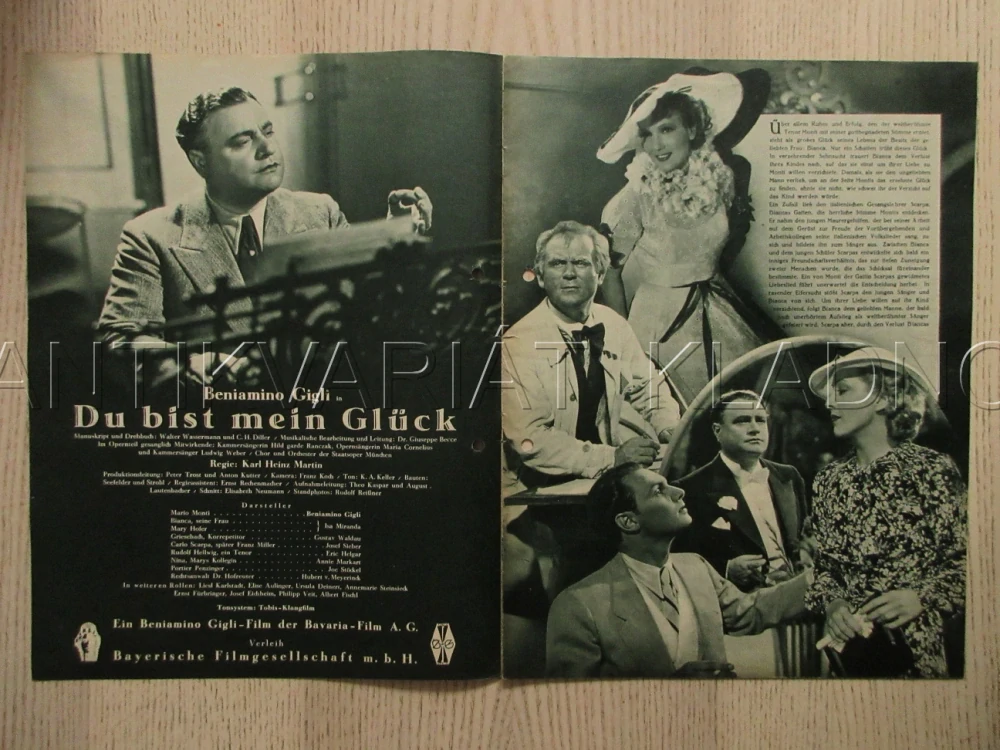 TYS ŠTĚSTÍ MÉ..., B. GIGLI, I. MIRANDA, G. WALDAU, FILM SRN, FILM KURIER VBŠ Č. 2533