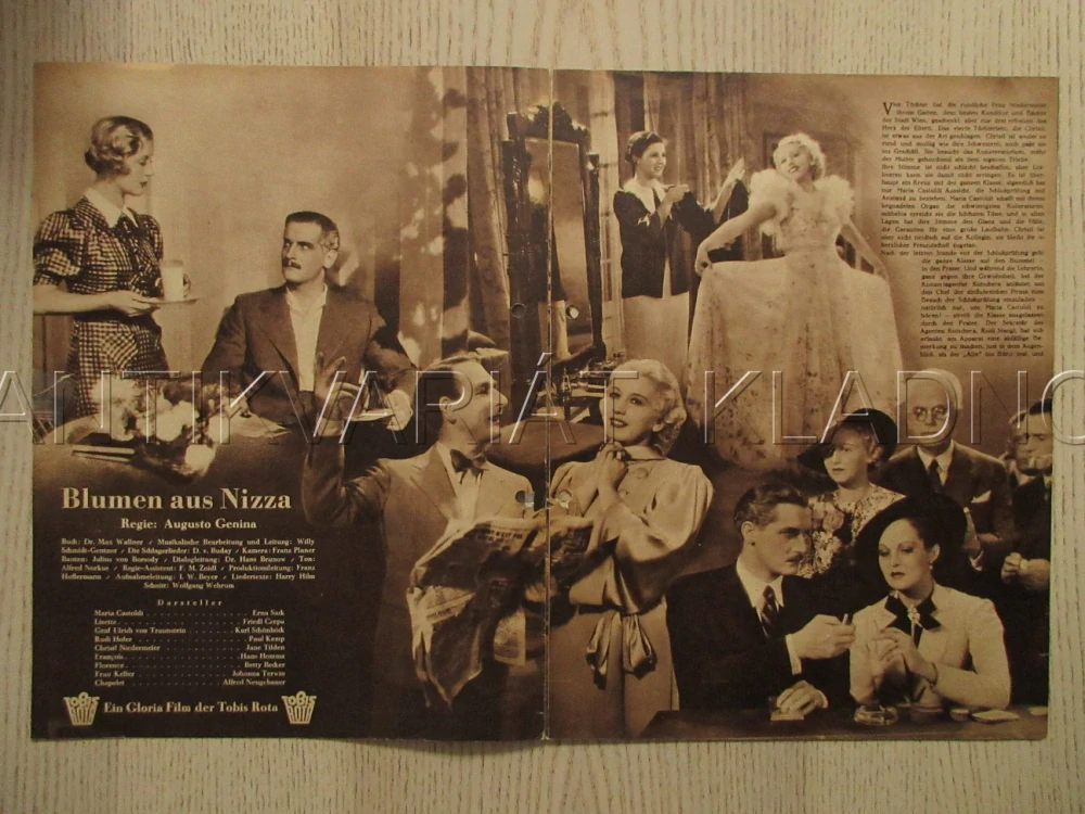 KVĚTY Z NIZZY, E. SACK, F. CZEPA, P. KEMP, FILM SRN, FILM KURIER VBŠ Č. 2555