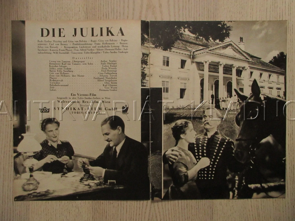 ERNTE, A. SOMLAY, A. HÖRBIGER, P. WESSELY, FILM RAKOUSKO, FILM KURIER VBŠ Č. 2566
